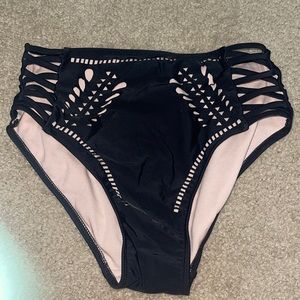 high waisted bathing suit bottoms